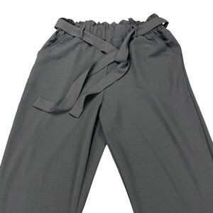 SO Paperbag Taper Pants Size Women's Large Charcoal Price $44